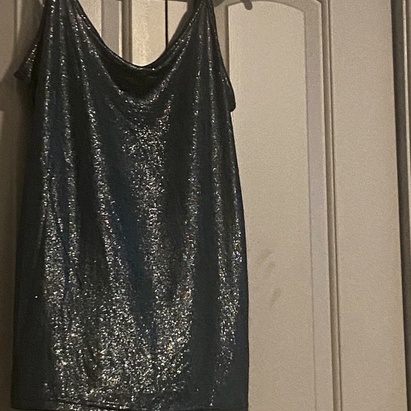 Dark green iridescent camisole - Picture 2 of 4